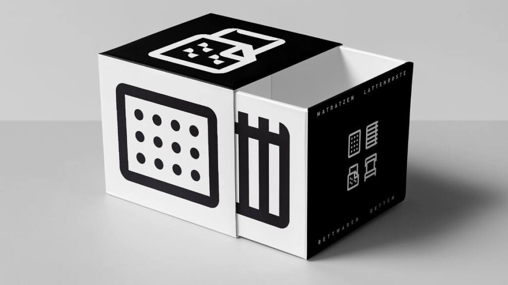 Grafikdesign Box mit Iconset