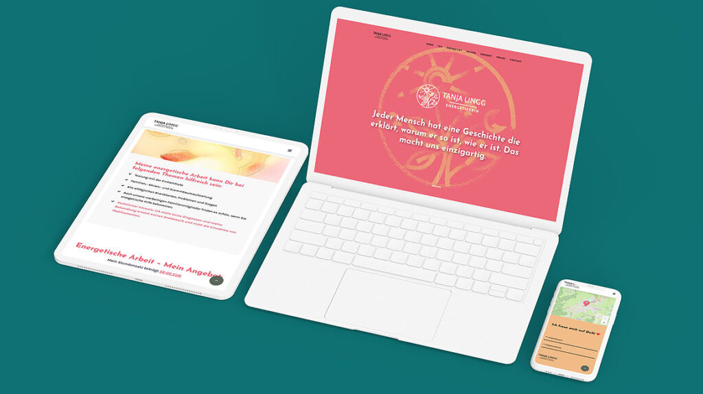 Webdesign Onpager für Nischenseiten, Digitale Visitenkarten und Storytelling